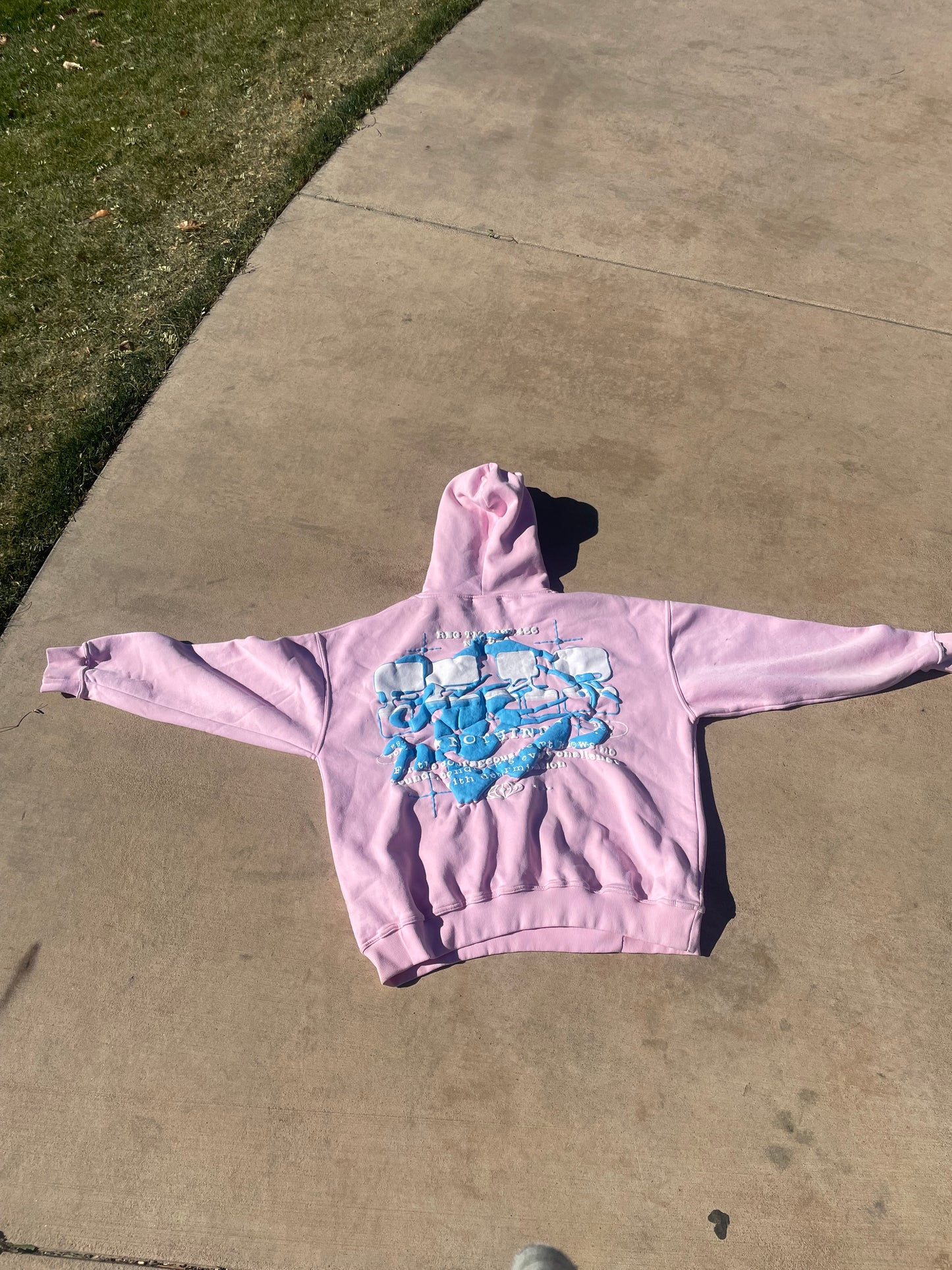 Pink Fear Nothing Sweat Hoodie