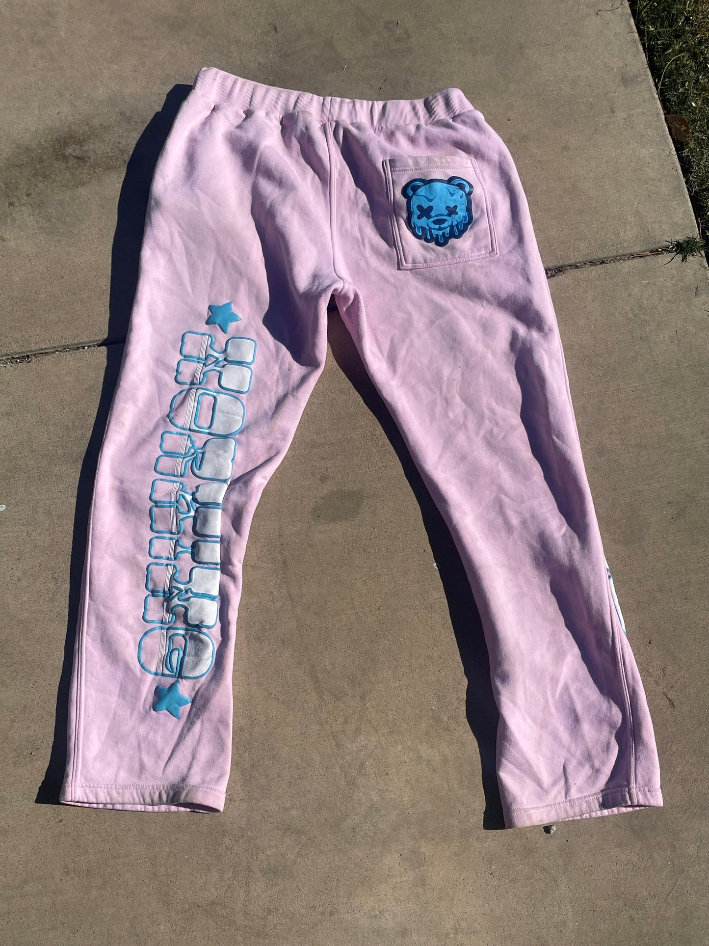 Pink Fear Nothing Sweat Pants