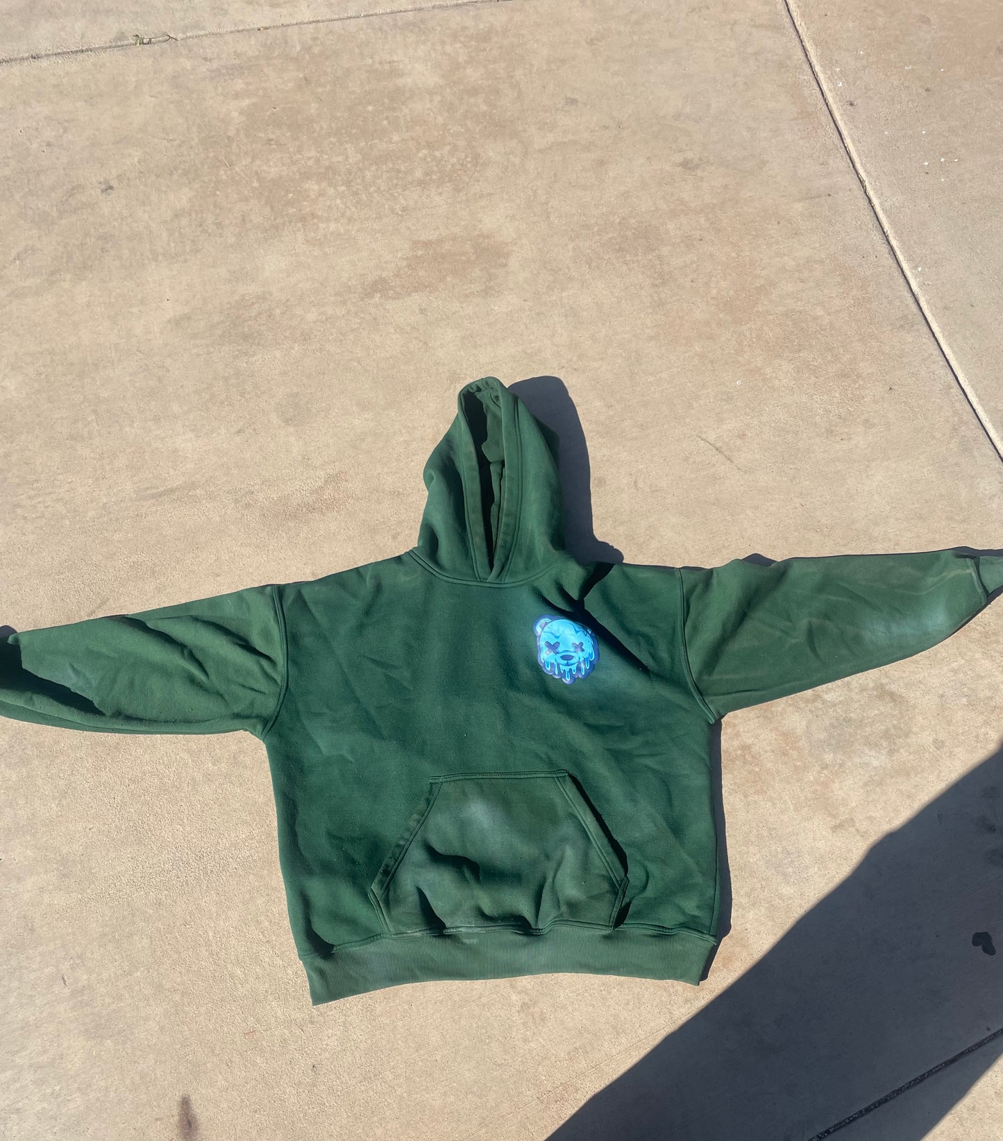 Green Fear Nothing Sweat Hoodie