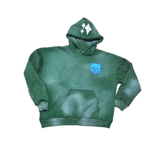 Green Fear Nothing Hoodie - National Threads